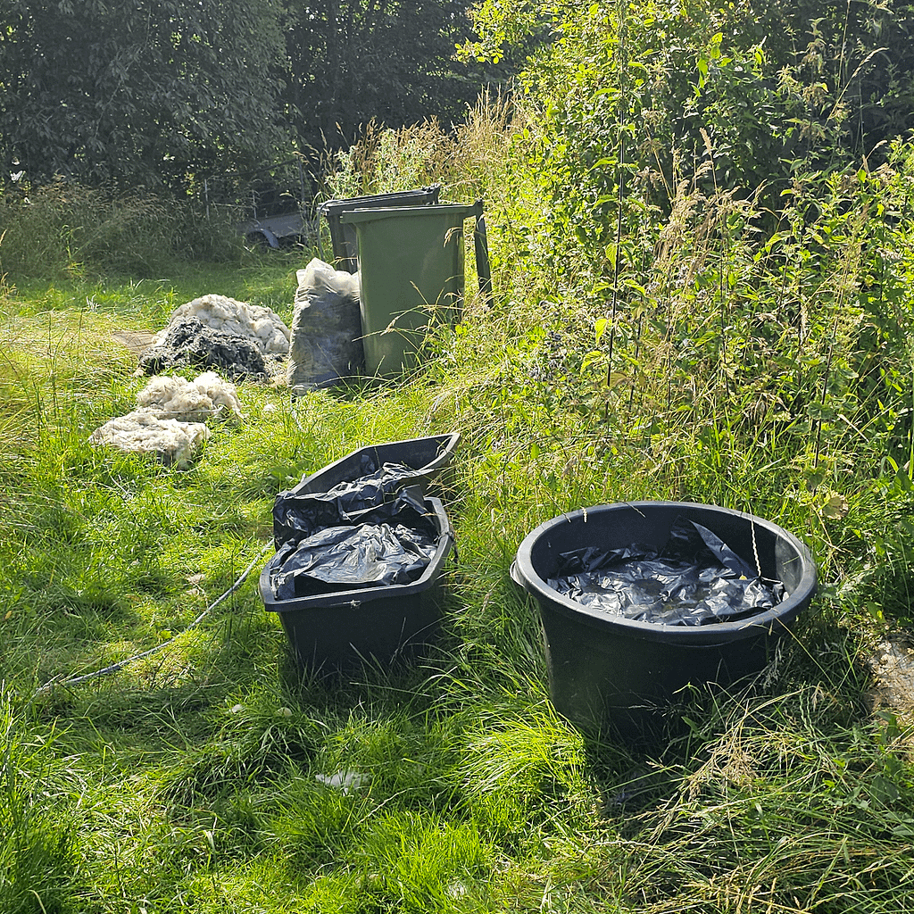 Fermentering upcycled uld fra Møn